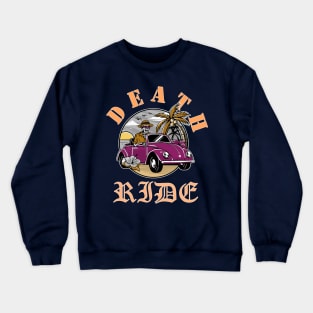 Vintage Death Ride | Death Riding Unicorn Crewneck Sweatshirt